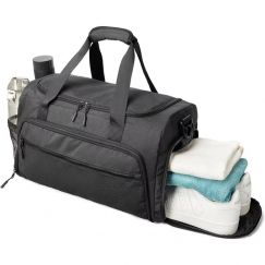 10 Pcs Fitness Workout Sports Travel Duffle Gym Bag With Wet Pocket amd Shoes Compartment