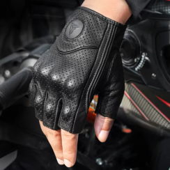 3 Prs Half Finger Breathable Riding Sport Motorcycle Gloves