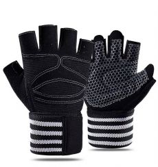 12 Prs Breathable Sport Fitness Training Weightlifting Half Finger Gloves
